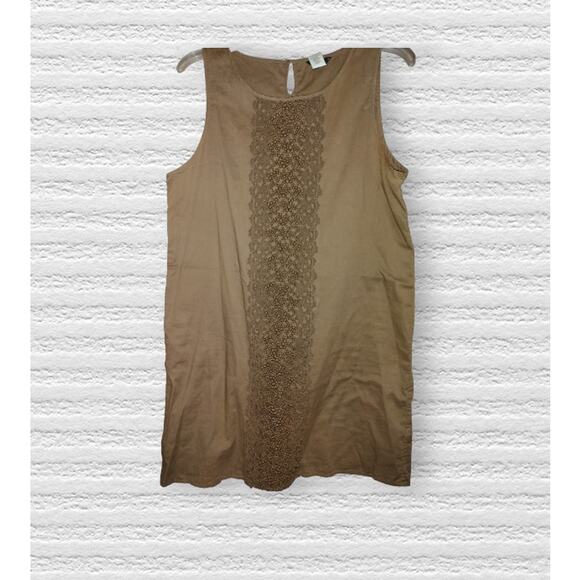 J. Crew Cotton Garden Lace Shift Dress Size Medium f13) - Picture 2 of 3